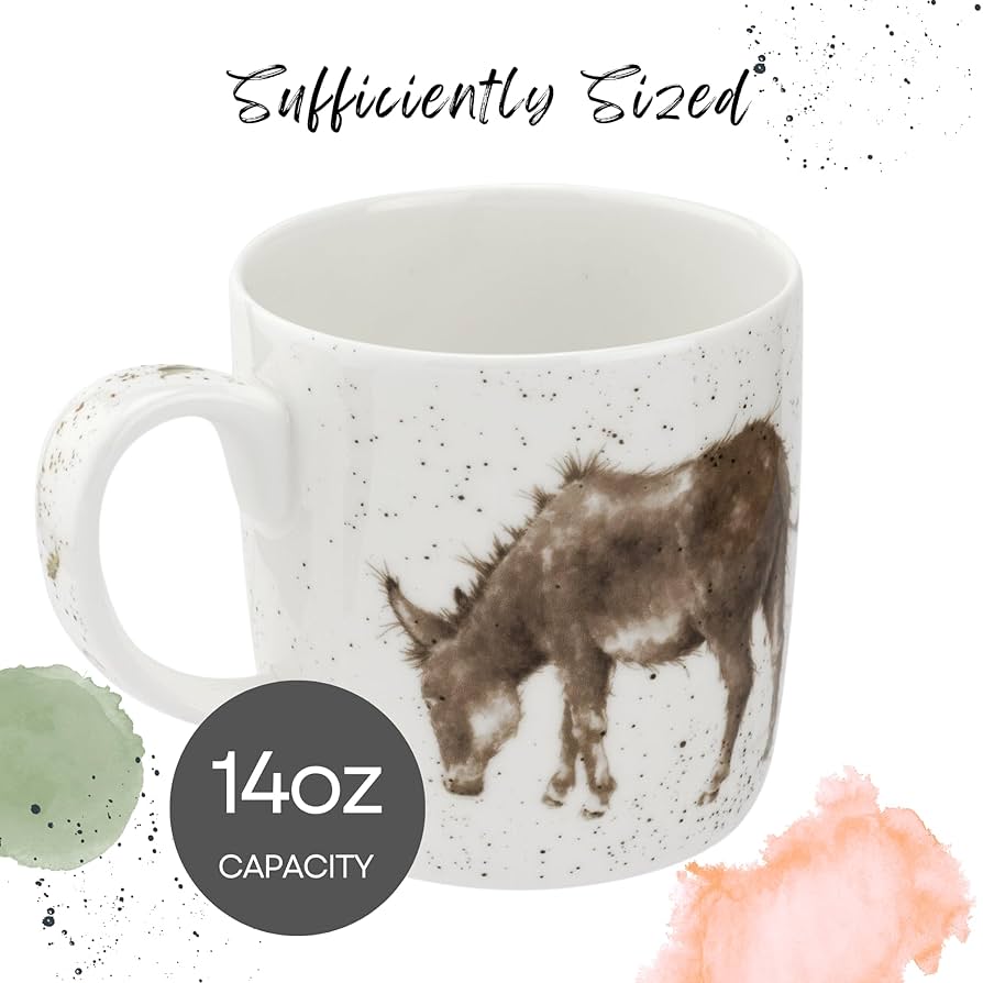 ロイヤルウースター⑦レンデールデザイン　ケーキスタンド Amazon.com | Royal Worcester Wrendale Designs 14 oz Mug